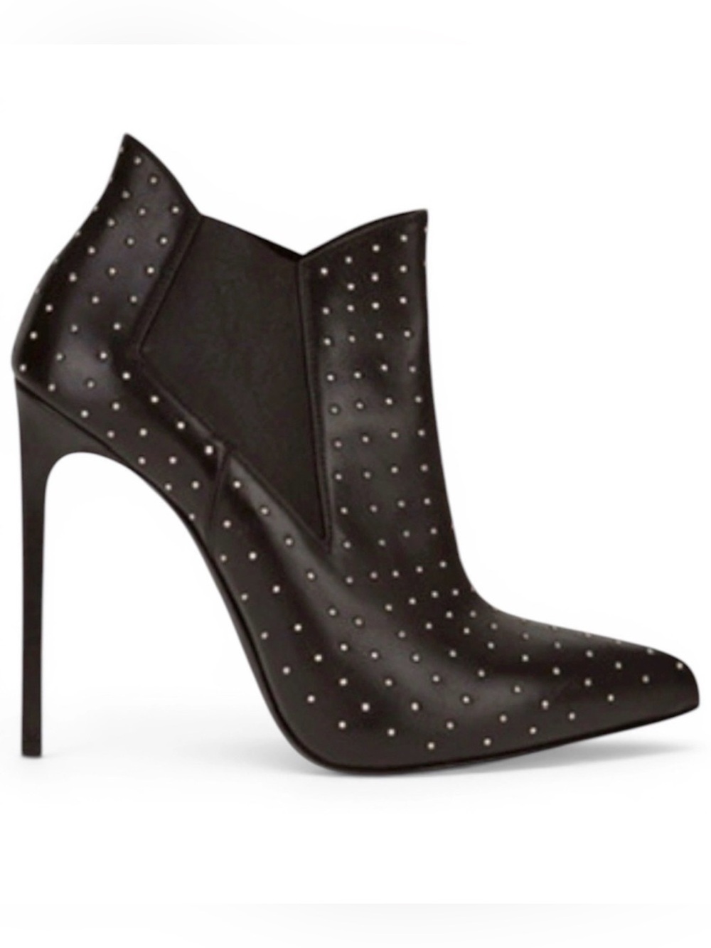 Saint Laurent black leather ankle boots Size 36
